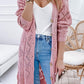 V-Neck Long Sleeve Cardigan