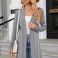 Open Front Long Sleeve Cardigan