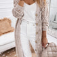 V-Neck Long Sleeve Cardigan