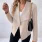 Collared Neck Long Sleeve Jacket