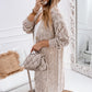 V-Neck Long Sleeve Cardigan