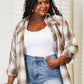 Mandy Plaid Dropped Shoulder Shirt