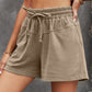 Full Size Drawstring Shorts with Pockets