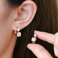 1.3 Carat Moissanite 925 Sterling Silver Earrings