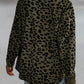 Full Size Leopard Buttoned Jacket