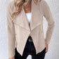 Collared Neck Long Sleeve Jacket