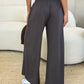 Double Take Full Size Smocked Wide Waistband Wide Leg Pants