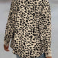 Full Size Leopard Buttoned Jacket