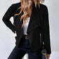 Collared Neck Long Sleeve Jacket