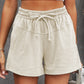 Full Size Drawstring Shorts with Pockets