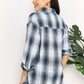 Mandy Plaid Dropped Shoulder Shirt