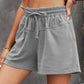 Full Size Drawstring Shorts with Pockets